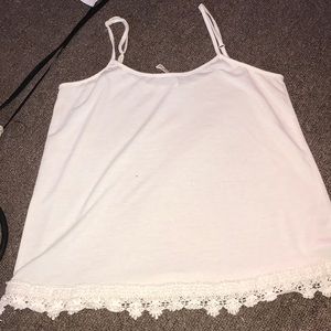 Cream tank top
